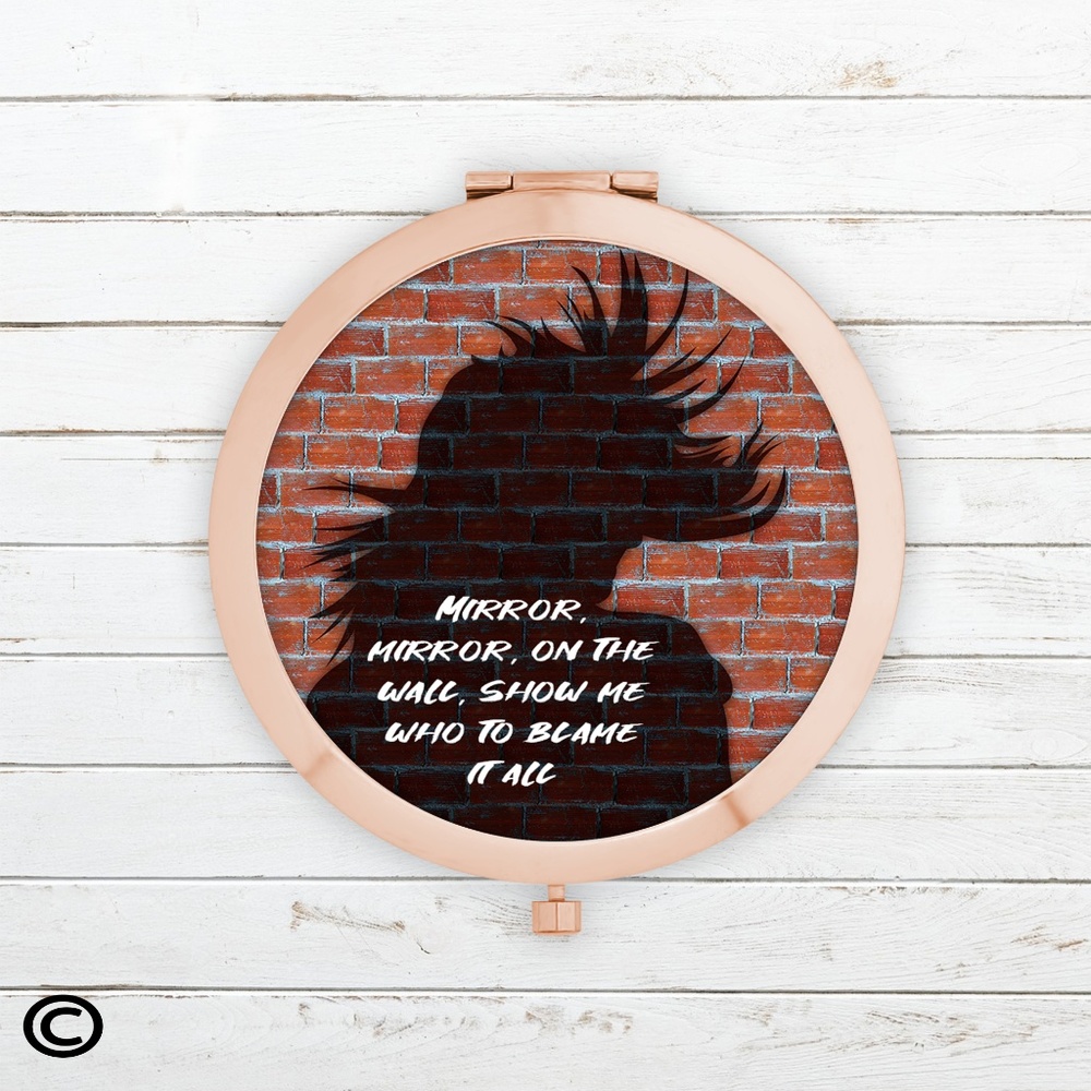 Funny Motivational Compact Mirrors